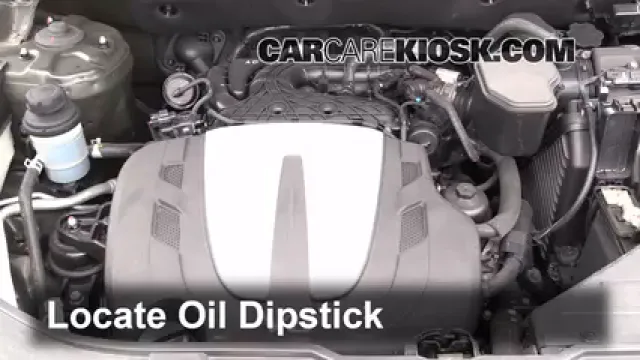 2012 Kia Sorento EX 3.5L V6 Oil Check Oil Level